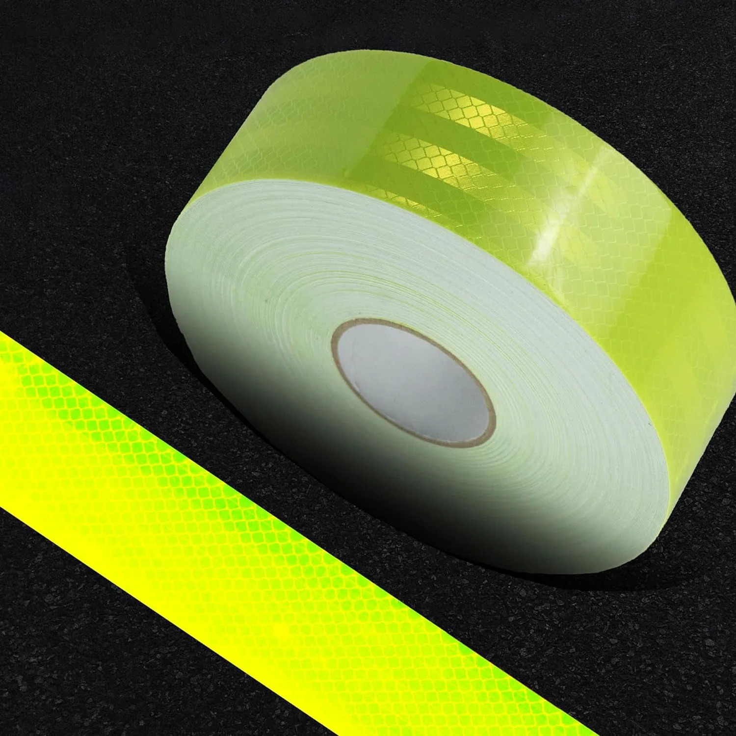 High Visibillity 3m Fluorescent Yellow Green Reflective Tape for Trucks Sticker