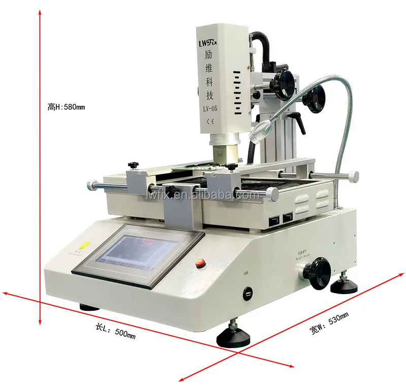 BGA Rework Station Widely Used to Replace and Repair the BGA Chip in Laptop, Mobile Phone, XBox360, PS3, Etc
