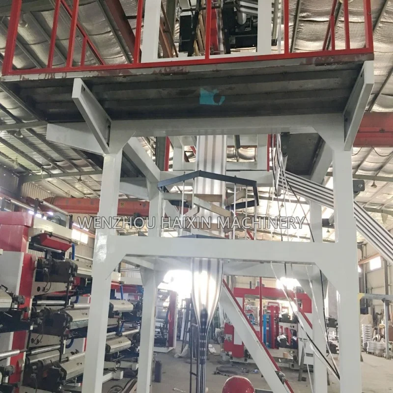 High technology durable double color hdpe blown film extrusion machine