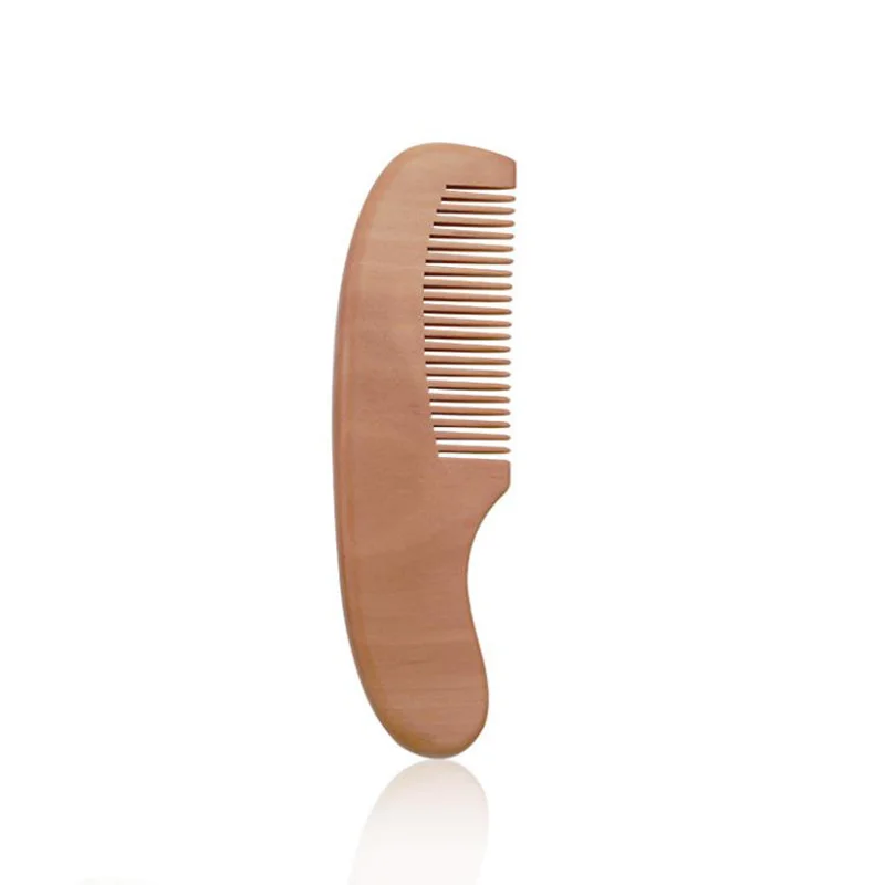 Hot Sale Newborn Baby Wool Brush Cute  Baby Wood Hair Brush Wooden Baby Brush And Comb Set
