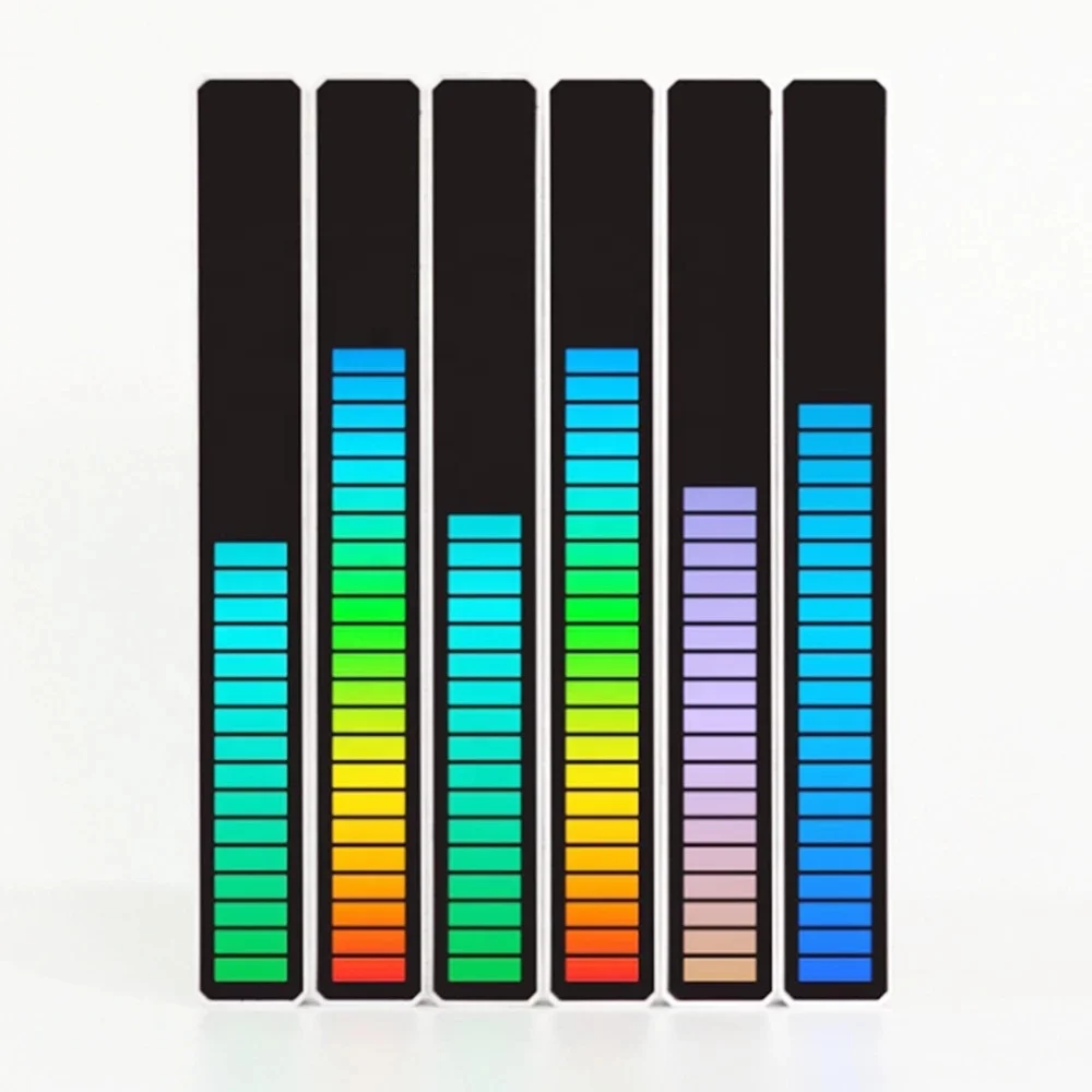 RGB-управление звуком светодиодное освещение управление через приложение пикап Голосовая активация ритмичное цвет окружающей среды светодиодная лампа музыкальная полоса окружающий свет