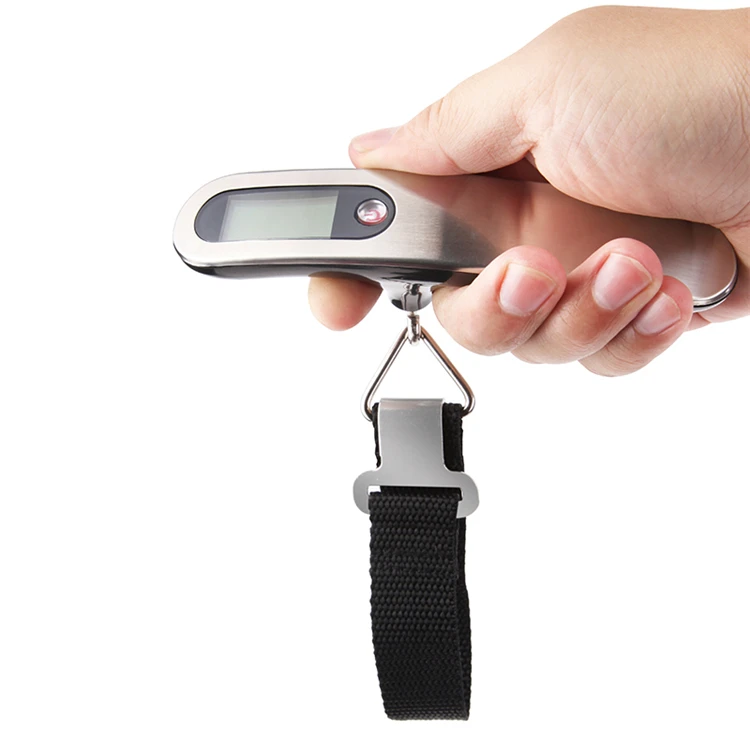 50Kg Portable Hanging Digital Weighing Scale Portable Electronic Hand Luggage Weight Scale