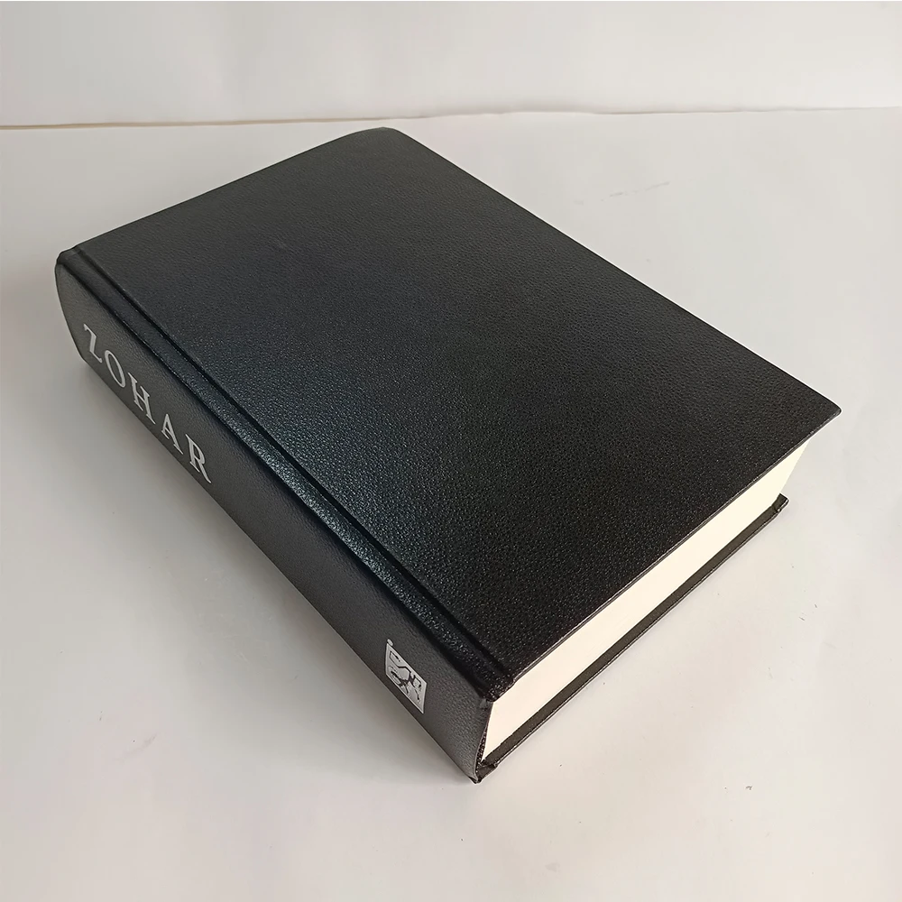 Customization printing Luxury pu leather Hard cover book