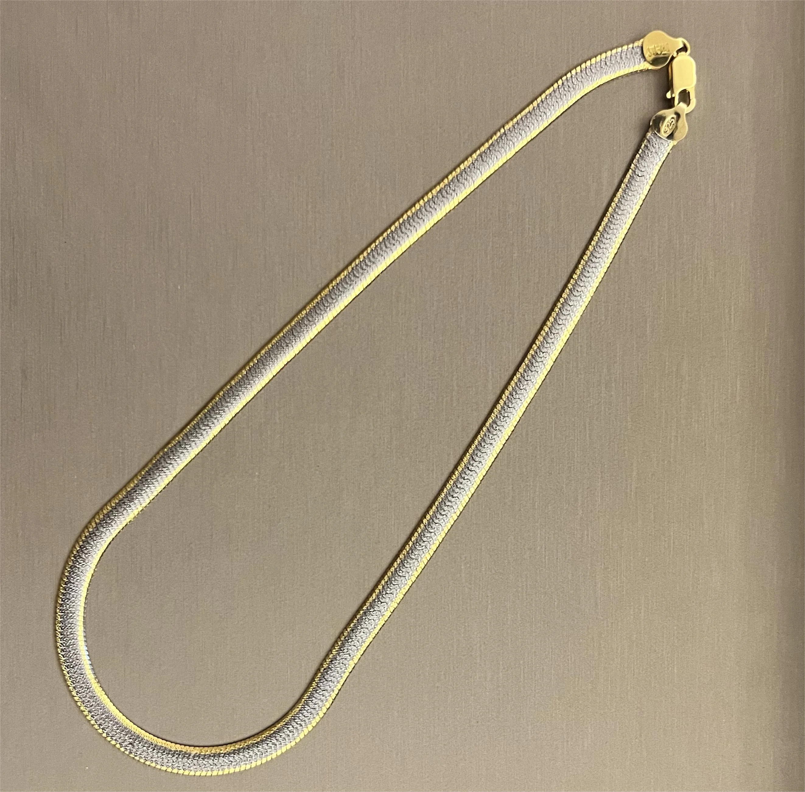 GLORY PACE Italy snake bone chain s925 silver herringbone snake choker necklace chain gold plated 925 silver snake chain bulk
