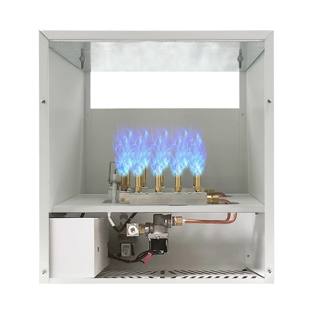 CO2 Burner, 4 Brass Burner CO2 Generator for Plant, Natural Gas, Liquid Propane LP Carbon Dioxide Generator, Greenhouse