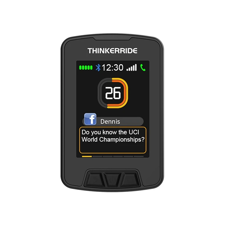 Factory Supply Muti-languages Wireless Large Size Screen Gps Bicycle Computer