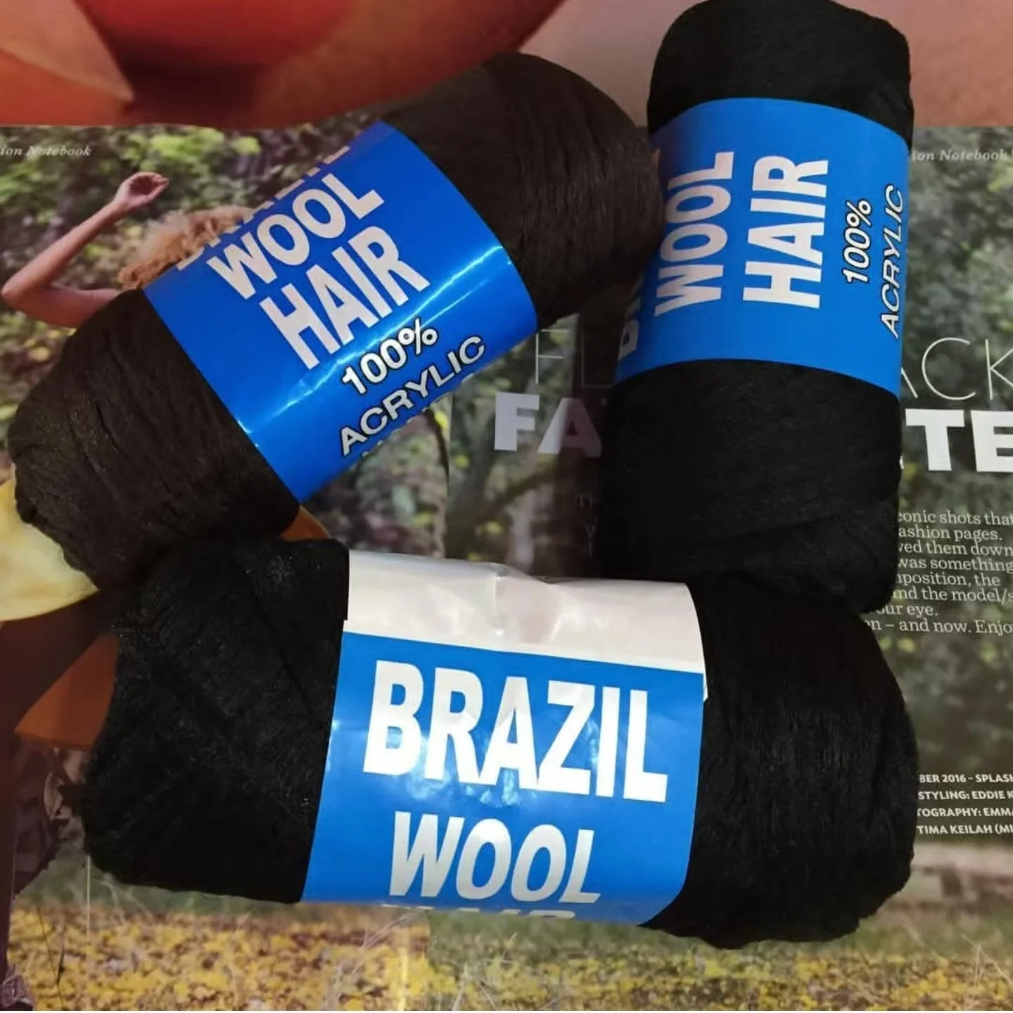 100% acrylic dreadlocks crochet jumbo braiding african hair knitting yarn dark brown70g brazilian wool for braiding in kenya