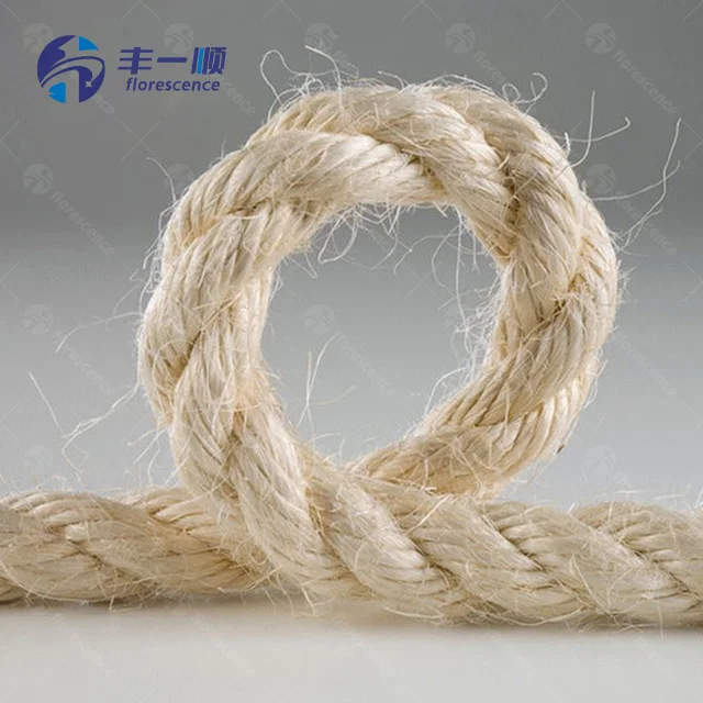 full applications 4mm - 36 mm synthetic natural 3 strand 4 strand twisted sisal hemp barrier rope