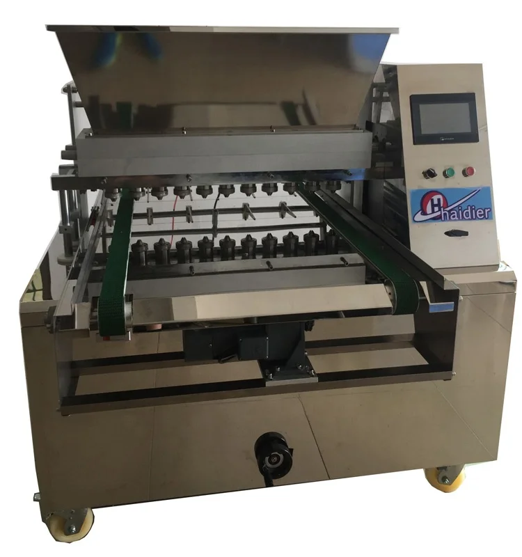 hot sell Various shapes of cookies Automatic cookie maker/double puff cookie forming machine/fortune cookie forming machine