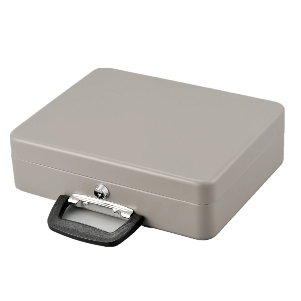 Euro Coin Metal Cash Money Box