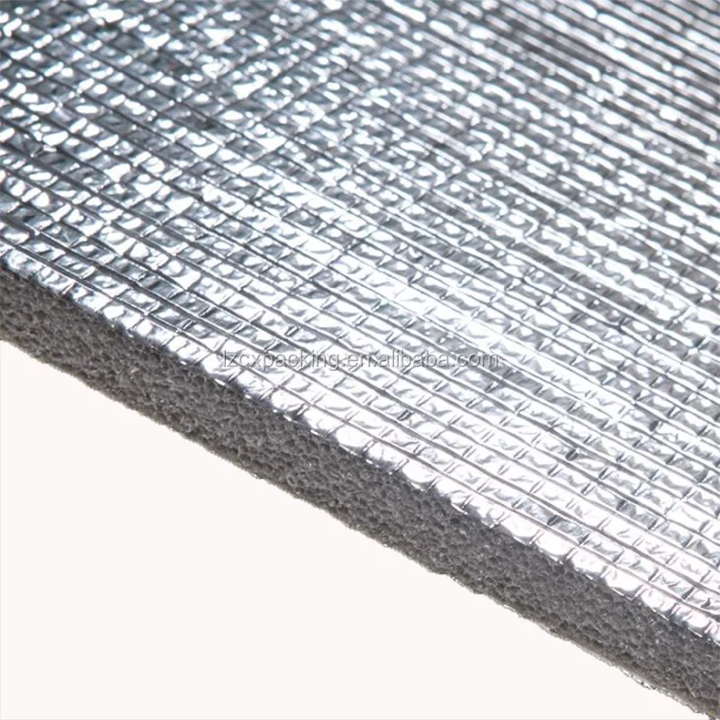 Ceiling heat insulation polyethylene aluminum foil backed epe foam insulation sheet bubble foil insulation roofing