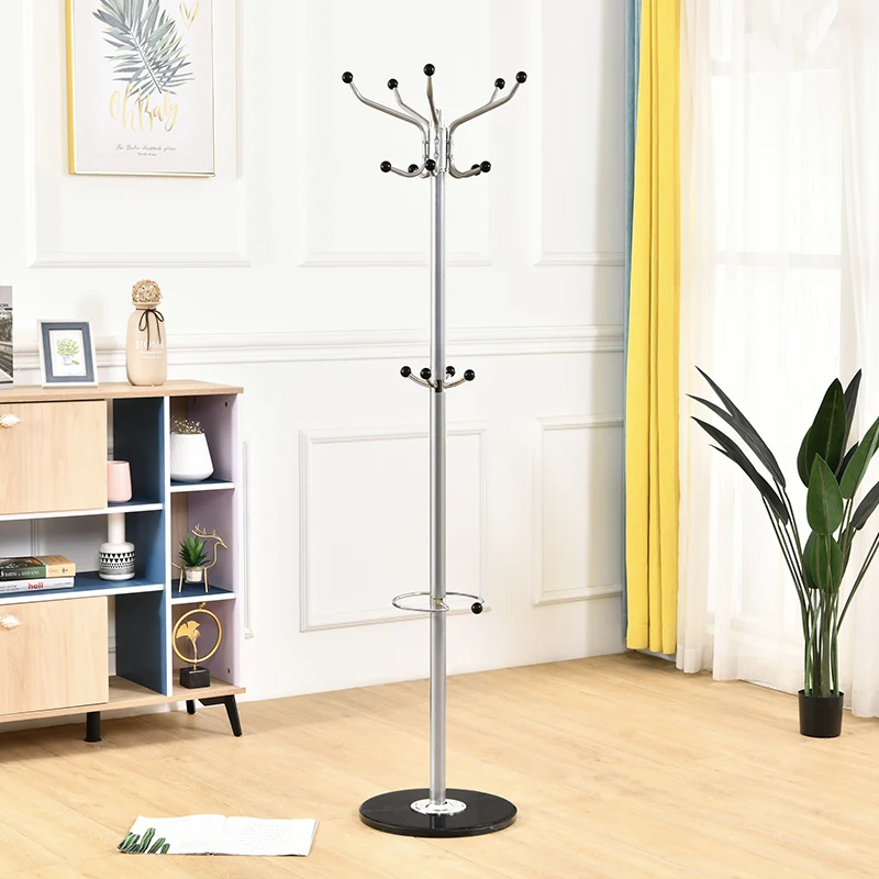 modern floor coat stand bedroom hanger luxury design metal standing coat rack stand design with marble base