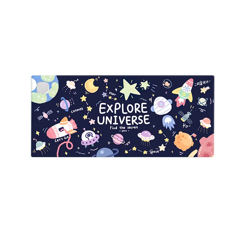 Wholesale Rubber Mouse Pad Lock Edge Full Table Mat Custom Pattern Durable Mouse Pad