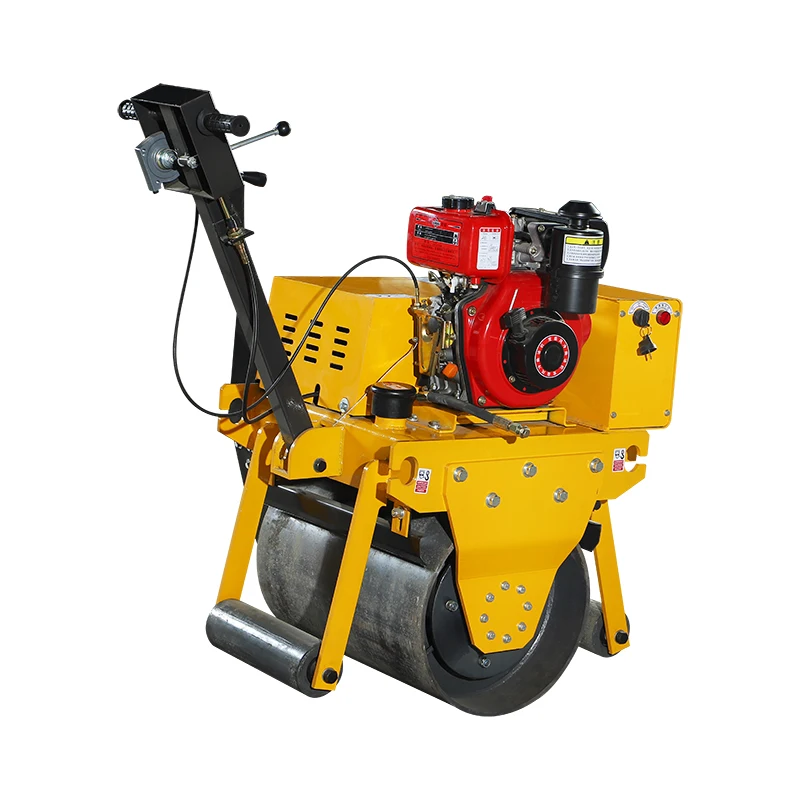 Road roller gasoline Single scroll wheel strength