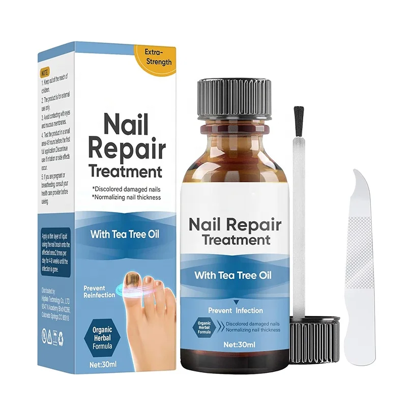 Toenail Fingernail Extra Strength Nail Repair Liquid Nail Repair Solution Thick Cracked Discolored Nail Toenail Fungus Treatment