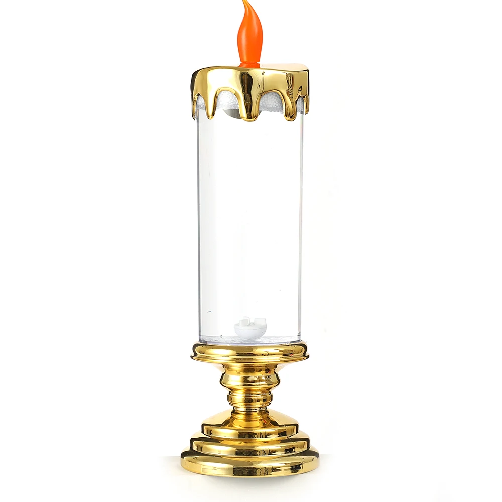 Christmas party candle decoration smoking accessories custom electric ornament with led