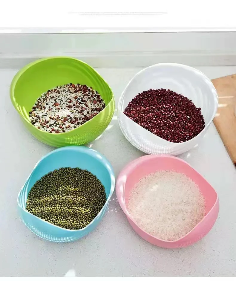 Rice Washing Filter Strainer Basket Colander Sieve Fruit Vegetable Bowl Drainer Cleaning Tools Kitchen Kit Gadgets Accessories