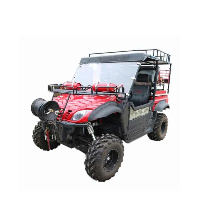 
novel design fire fighting four wheel all terrain motorcycle convenient and fast 