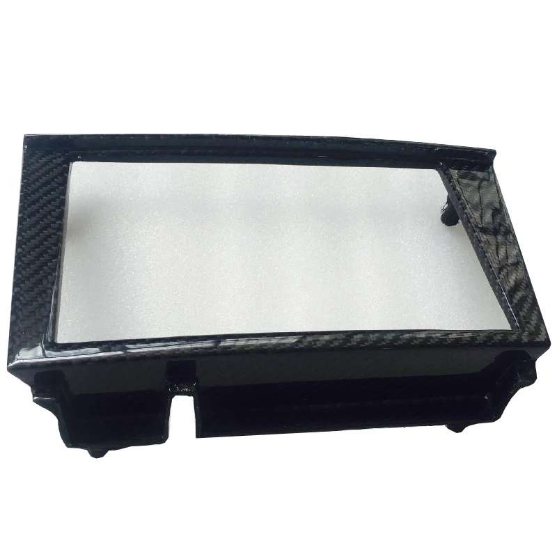 For 1999-2002 R34 GTR GTT RHD Automatic Monitor Surround Cover Carbon Fiber