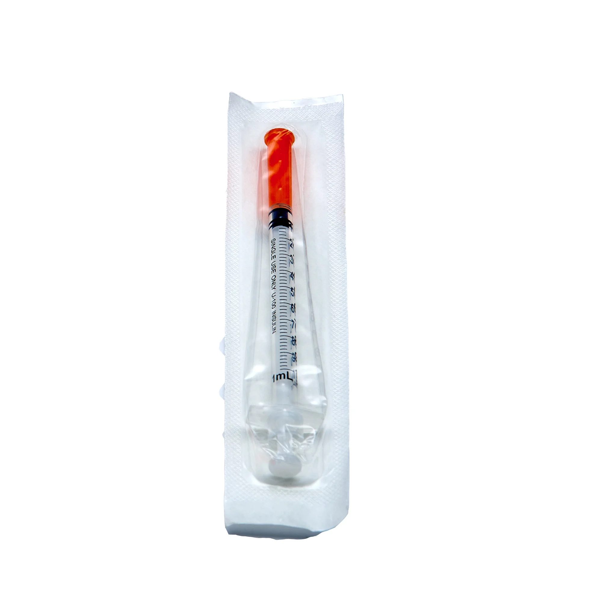 High Quality Sterile Disposable 1 ml Insulin Syringe For Medical Use