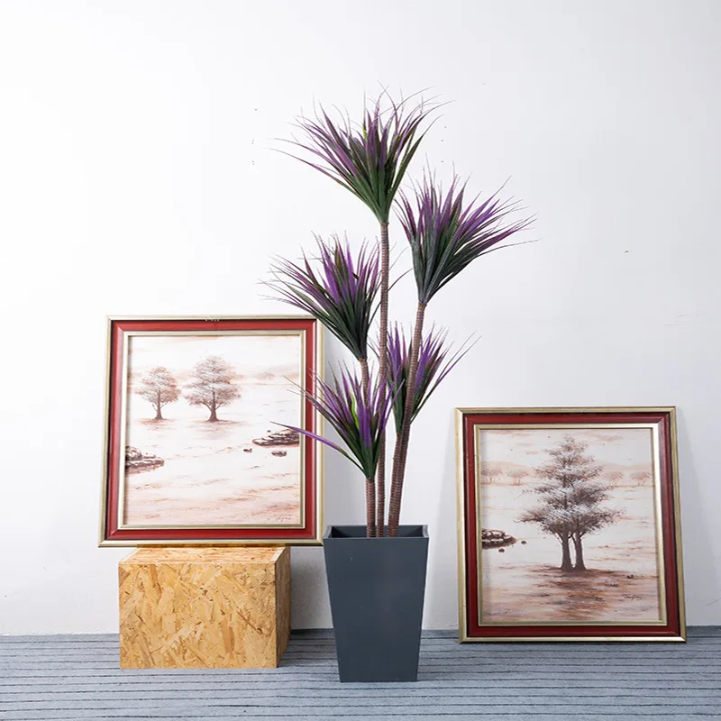 S02664 Indoor tree living room Decor Landscape Plant Tree Sago Cycas Trees Artificial Dracaena Plants artifical plants indoor