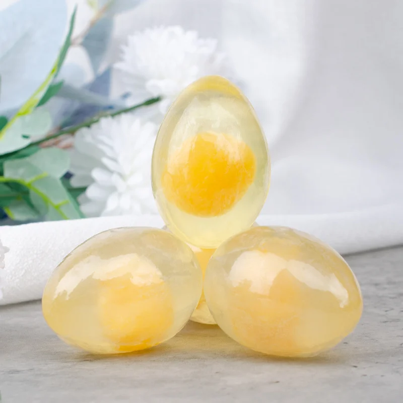 glutathione egg soap Cleaning Skin Black Head Remover Handmade Collagen Egg Soap