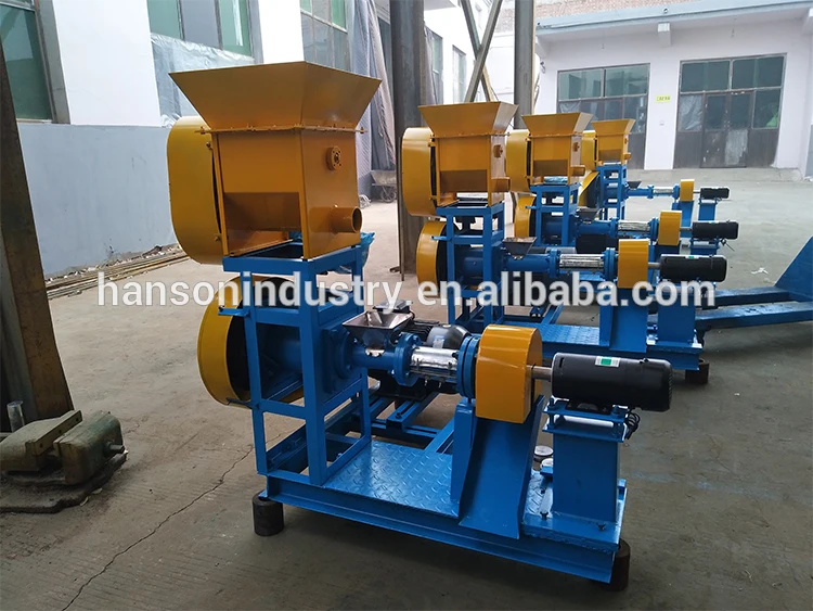 Stainless Steel Dog Floating Fish Chicken Animal Feed Pellet Making Machine Price Floating Fish Pet Food Feed Machinery