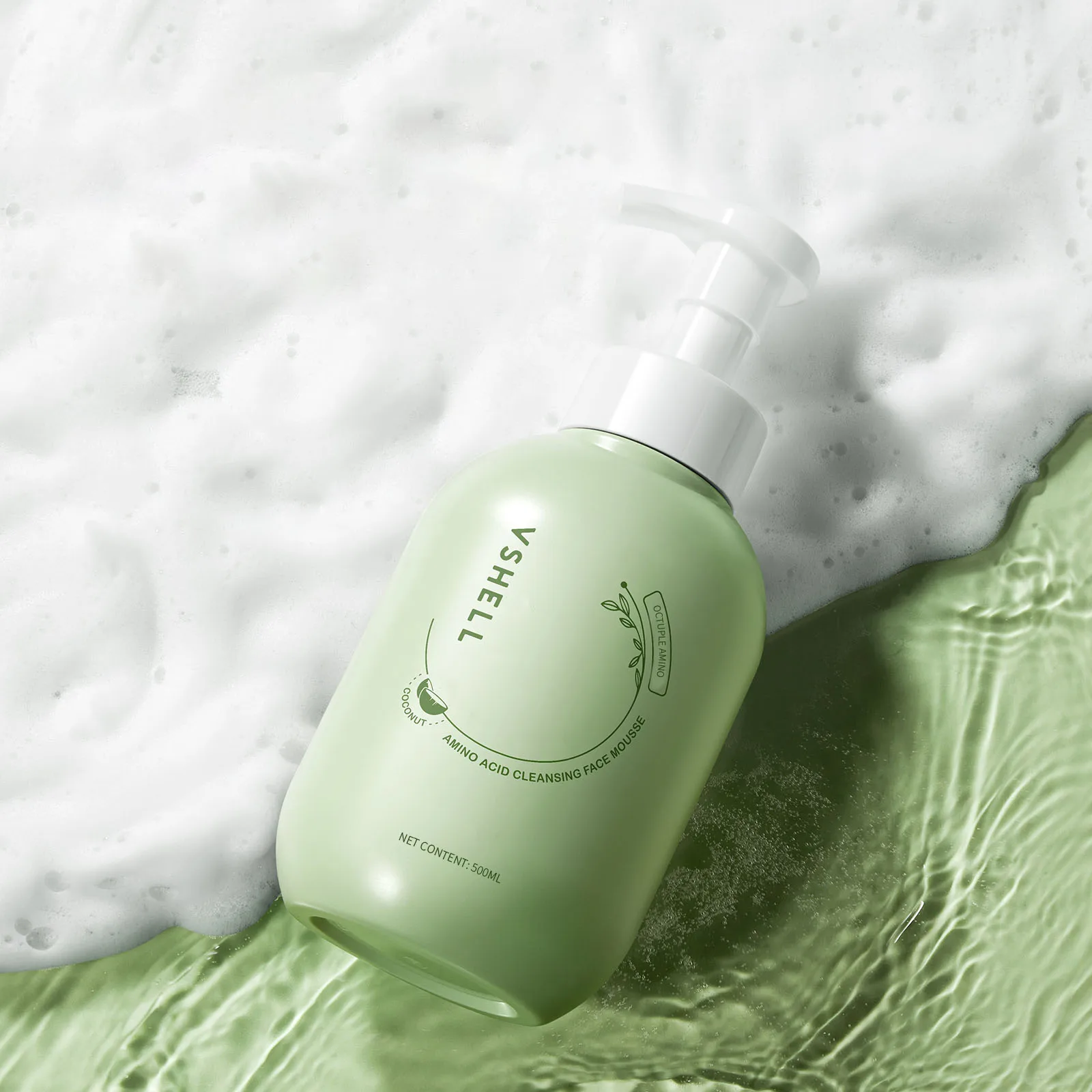 Wholesale Factory Price Herbal Rich Foam Amino Acid Cleansing Mousse Gentle Cleansing Foaming Mousse