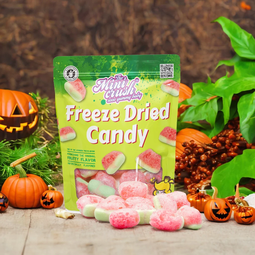 Halloween Freeze Dried Watermelon Gummy Candy Sweet Snacks Sweets