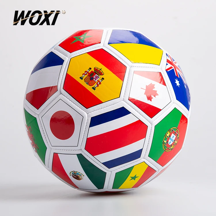 National Flag PVC size 5 football Soccer Ball little soccer balls with flags Custom soccer ball