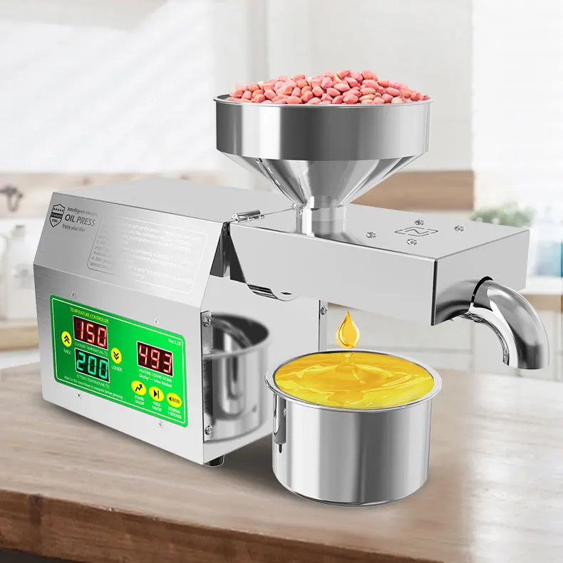 2024 Hand operated small olive oil press castor beans press making oil hot sale oil press machine in Pakistan