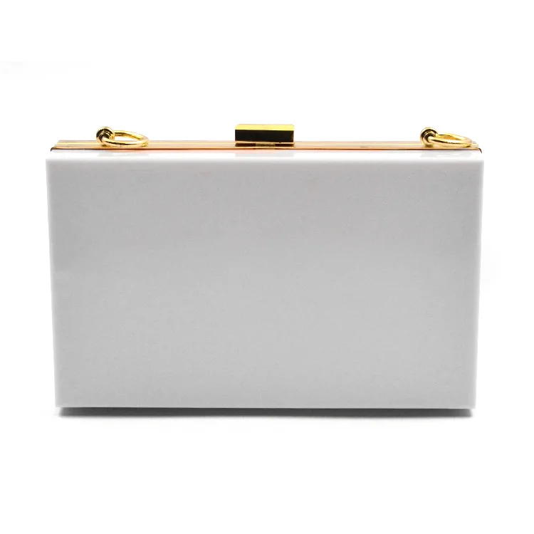 
Hot Sell handbags candy color acrylic transparent purse clutch evening party bags for women 