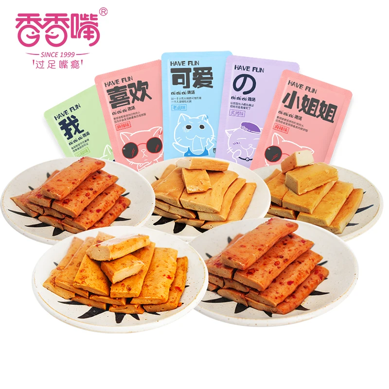 
Xiangxiangzui 800g Dried Bean Curd mixed 4 falvors for Vegetarian Food 