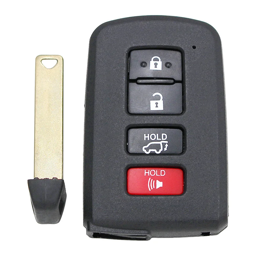 Excellent remote car key fob frequency 312-314MHz 8A transponder chip 3+1button fit for board number 281451-0020 FCCID HYQ14FBA