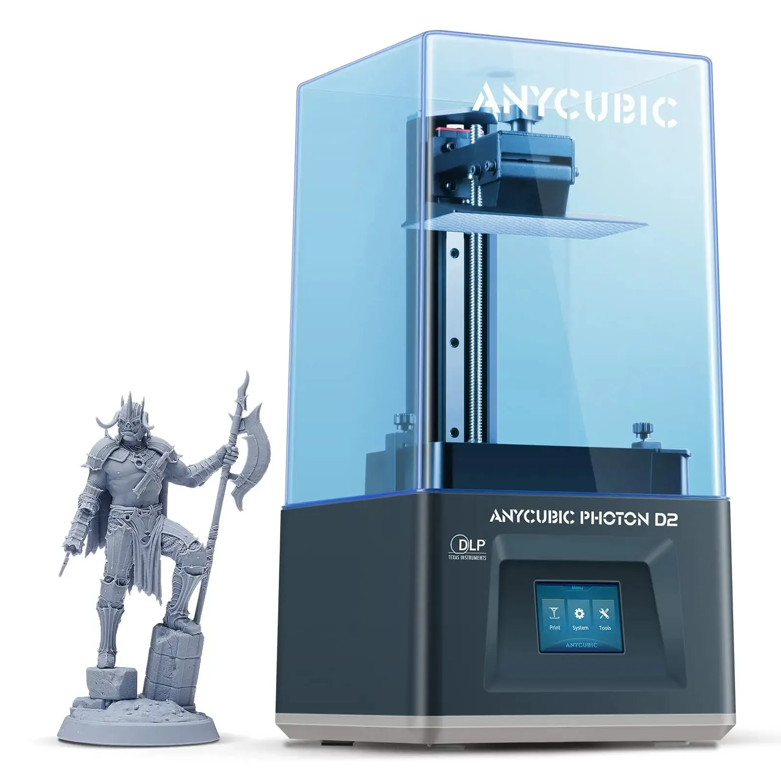 ANYCUBIC Фотон D2 Смола DLP 3D принтер UV-LED источник света с высокой точностью ультра-тихий вентилятор печати длительный срок использования службы