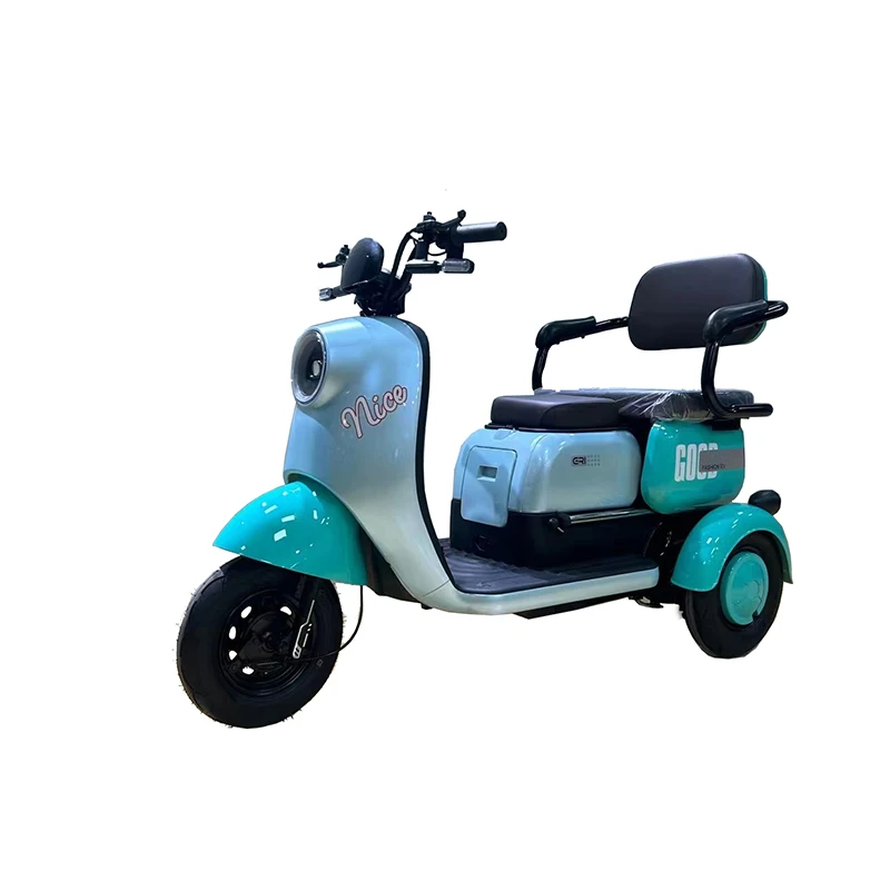 Electric Trike 500W 3-Wheel Triciclo Tricycle 60v 3-Speed Cargo Adult Bike with Fat Tires for Commuting