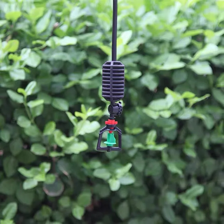 Hanging Fog Nozzles With Valve Cross Misting Sprinkler Garden Irrigation System Watering kits