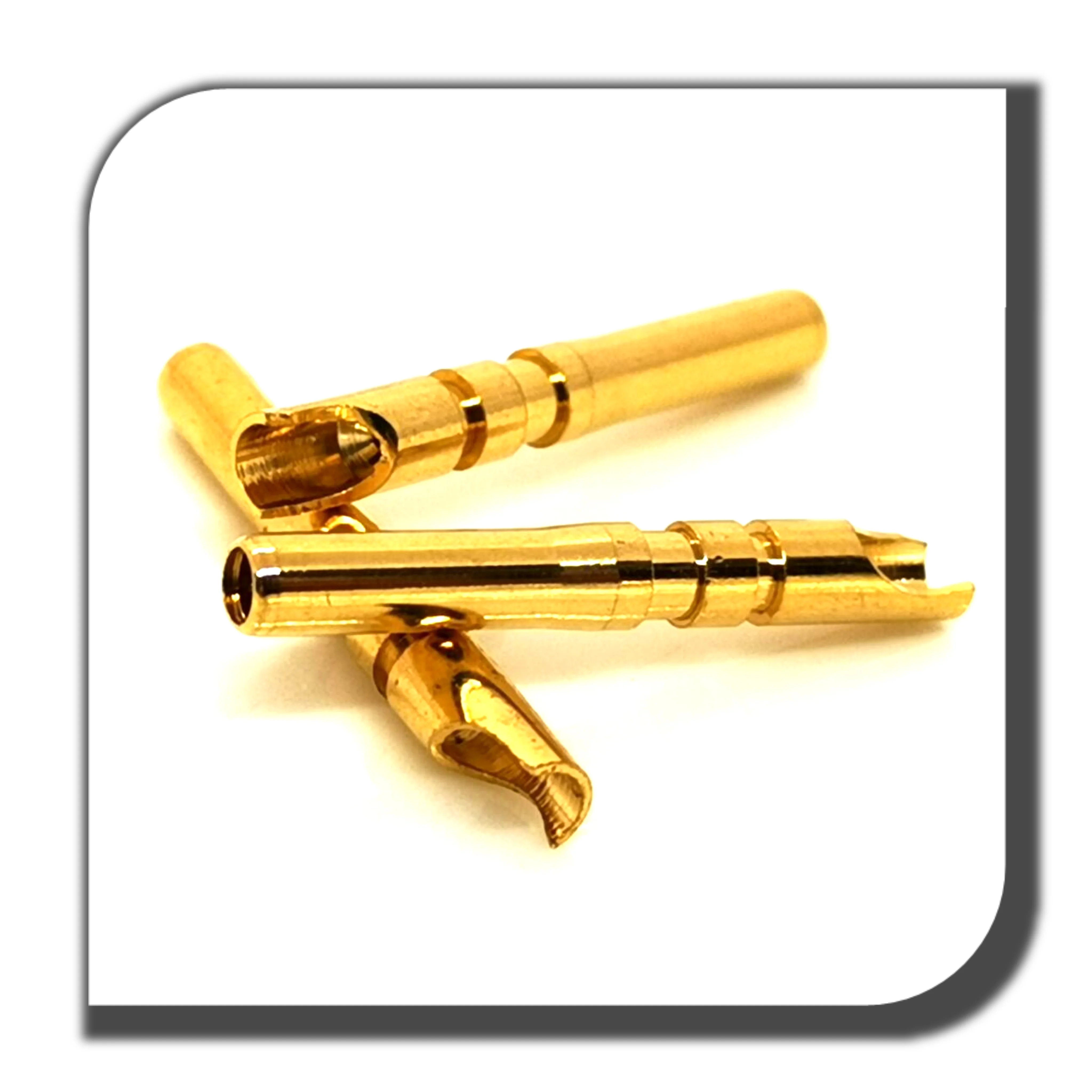 Connector N Type Male Crimp Nickel Plating Gold Captive Pin