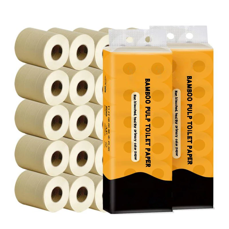water soluble toilet paper Soft and Hygienic 3 Ply Bathroom Tissue bamboo toilet paper roll