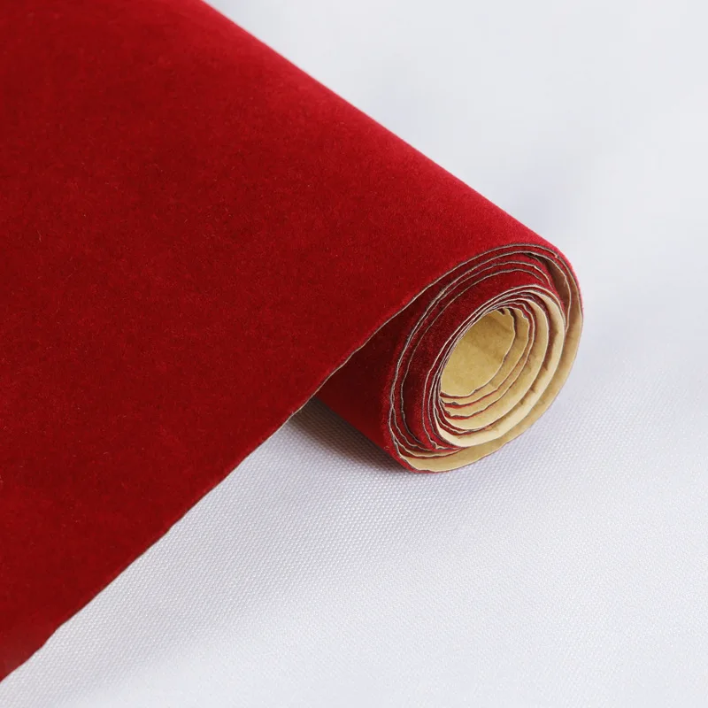 hot sale customizable self adhesive velvet paper sheets A4 print flocking paper with glue