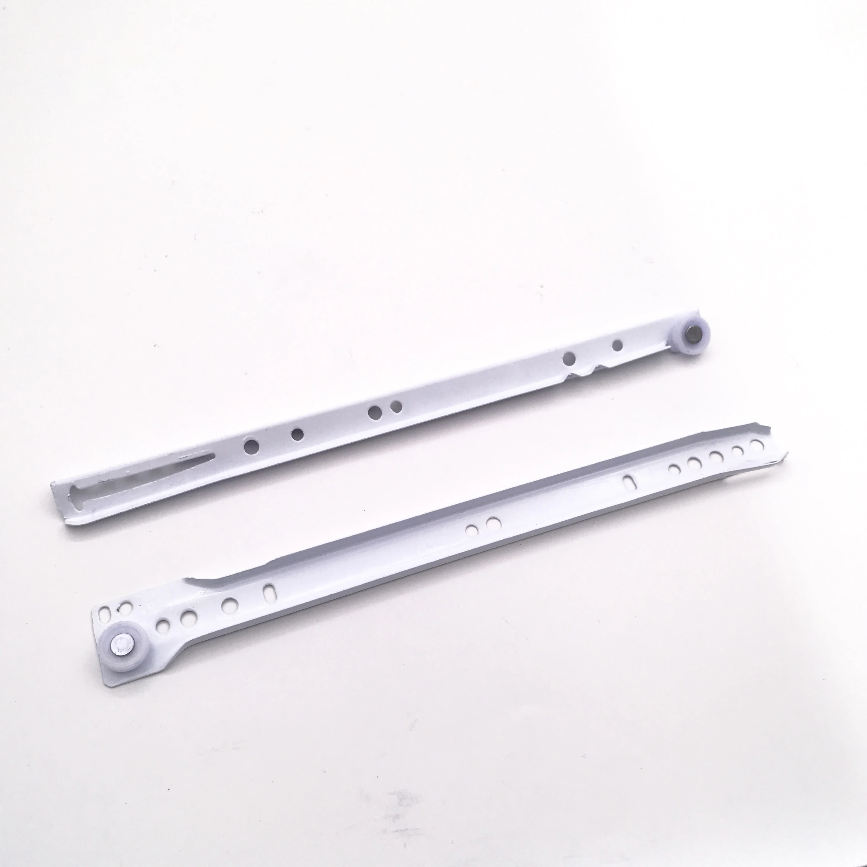 White Metal Telescopic Drawer Slides Fgv Powder Coated Drawer Slide