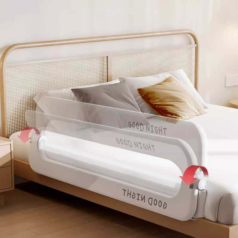 Easy Adjustable Height Portable Bed Safety Guard Rail Child Safety Bedding Crib Barrier