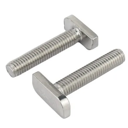 Stock Factory Price M8 M10 SS304 A2 Stainless Steel Hammer T Head Bolt For Solar And Aluminum Profile