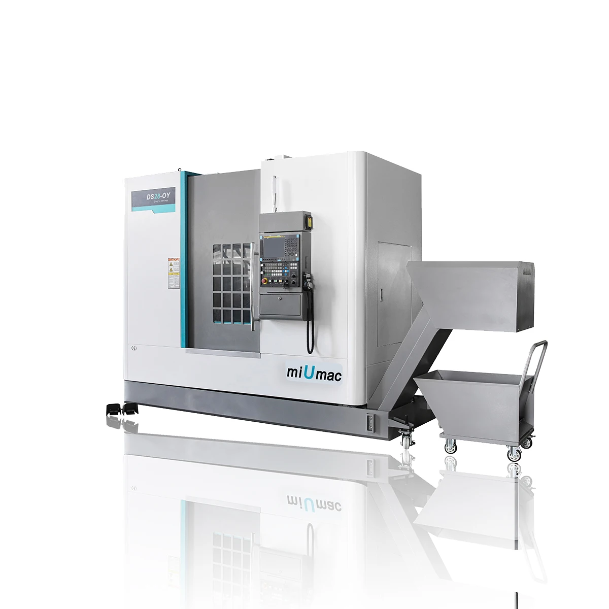 KDCL-28HY wholesale price CNC slant slide lathe slant bed cnc lathe with oil mist collector