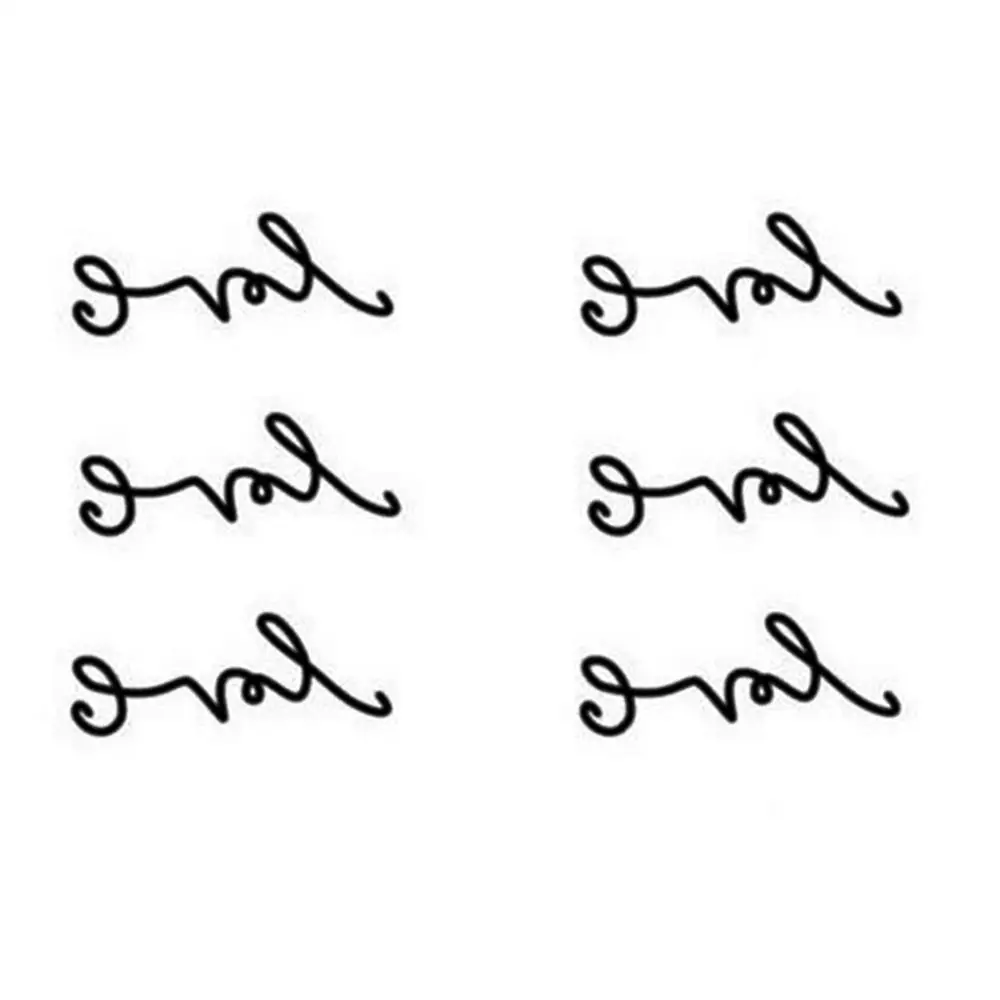 Классный дизайн, английские буквы, водостойкая Временная тату-наклейка унисекс