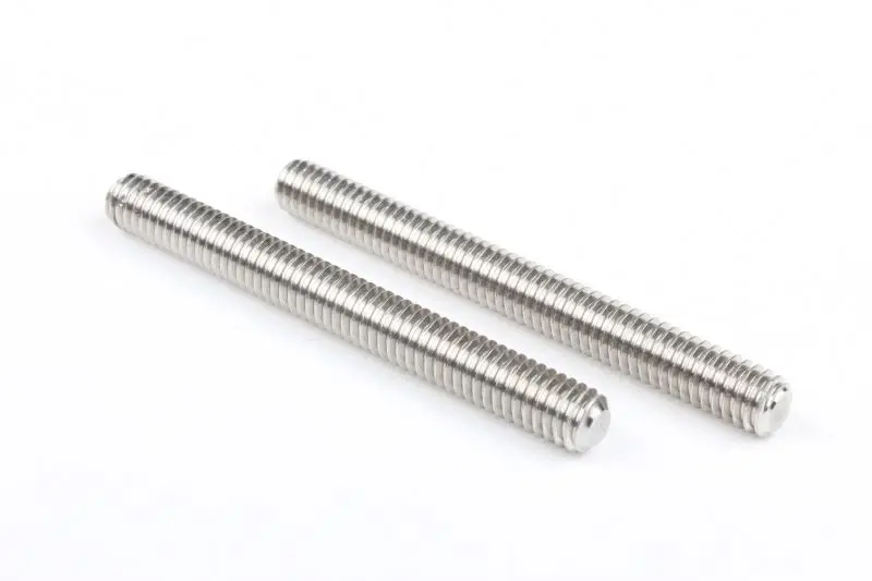 Reasonable Price Customized Carbon Steel  Threaded Stud m8 Stud Bolt Thread Bar Threaded Rod