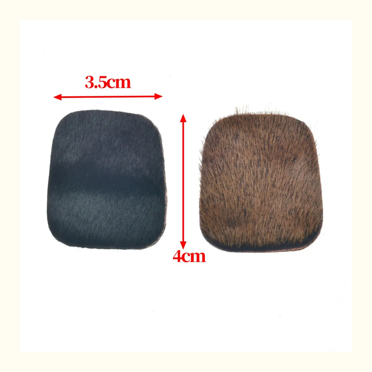 Fur Recurve Arrow Rest Archery Bow And Arrow Shooting Leather Triangle Rectangle Sticker Pad Kit