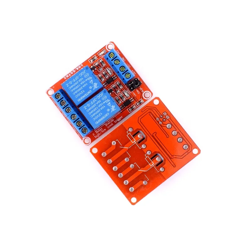 #279B DC AC 2-way relay module 12v Expansion board module electronic relay module 5V high and low level touch