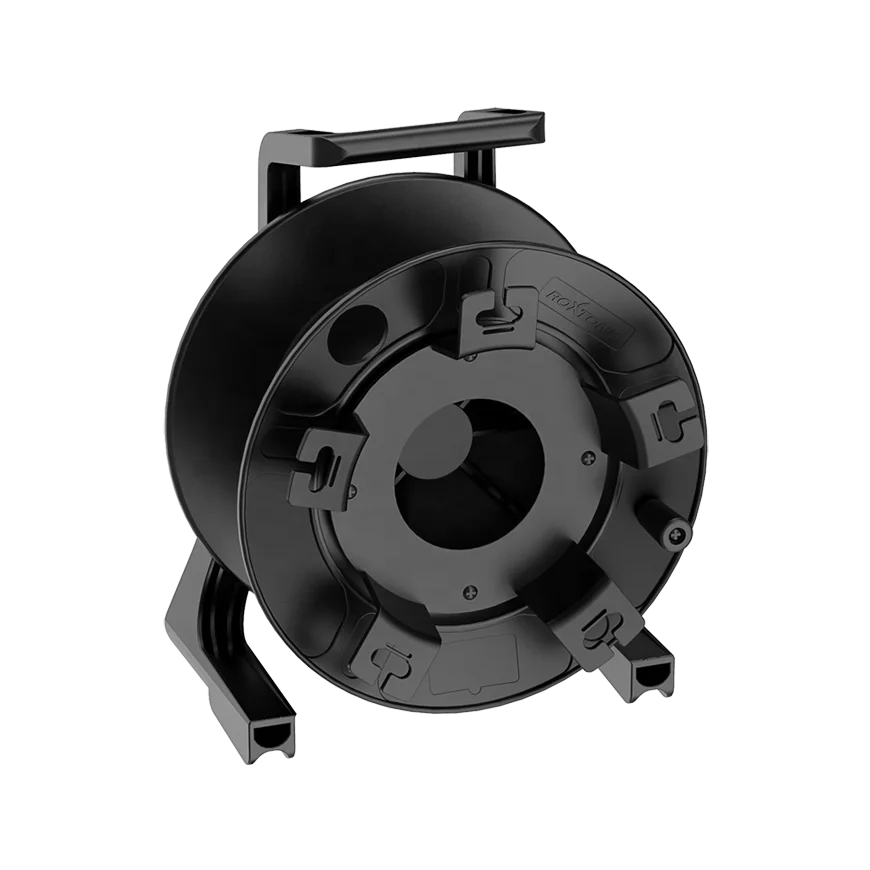 retractable steel universal plug extension reel metal drum mic holders power cable drums bobbin  cable drum reel jack