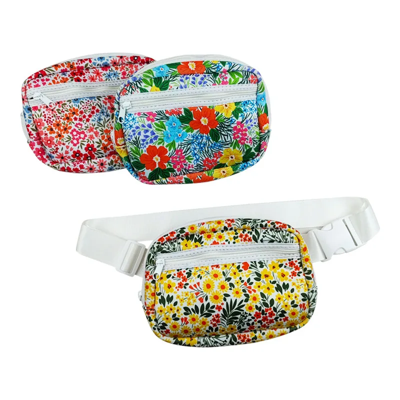 Multi-function Neoprene Convertible Running Belt Waist Bags For Women